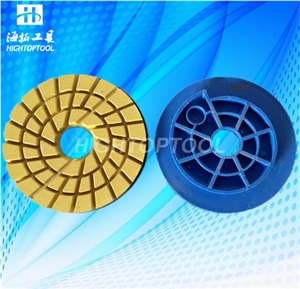 Snail Lock Diamond Edge Polishing Pad for Granite Marble Stone Polishing