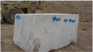 Iran Royal Cream Marble Block, Iran White Marble