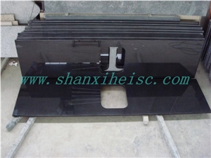 Absolute Black Granite Bath Tops, Negro Black Granite Slabs & Tiles, Shanxi Black Granite Bath Tops