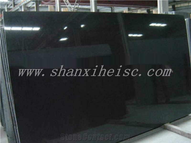 Absolute Black Granite Bath Tops, Negro Black Granite Slabs & Tiles, Shanxi Black Granite Bath Tops