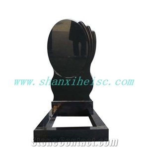 China Black Granite Book Shaped Monuments