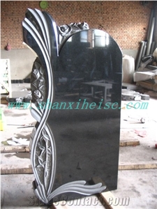 China Black Granite Book Shaped Monuments
