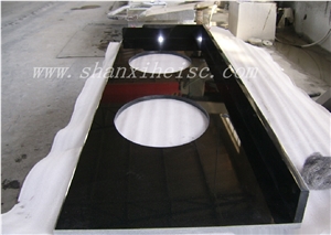 Good Quality China Black Granite Shanxi Black Granite Kitchen Countertops