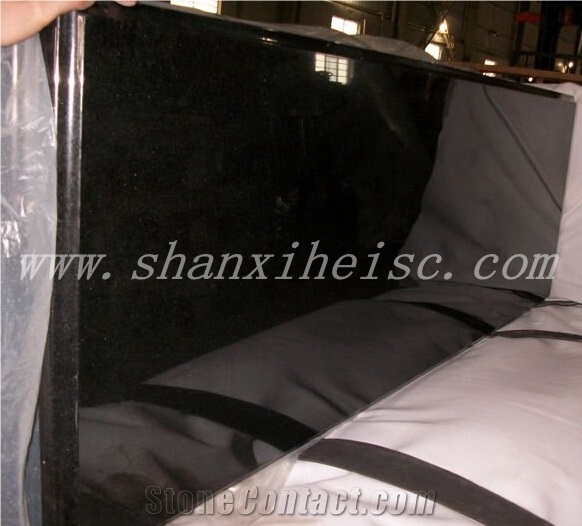 Good Quality China Black Granite Shanxi Black Granite Kitchen Countertops