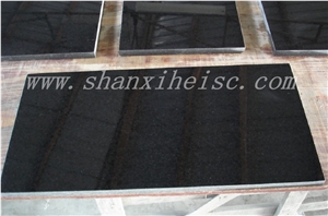 Hot Sale Chinese Absolute Black Granite(Shanxi Black Granite)Kitchen Countertops, China Black Granite