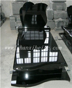 Professional G1401 Tombstone Factory, Shanxi Black Granite Monument & Tombstone