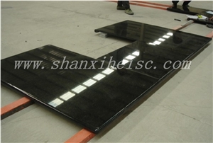 Shanxi Black Granite High Quality Color Granite Slab Stone Tile Design, China Black Granite