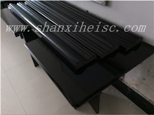 Shanxi Black Granite High Quality Color Granite Slab Stone Tile Design, China Black Granite