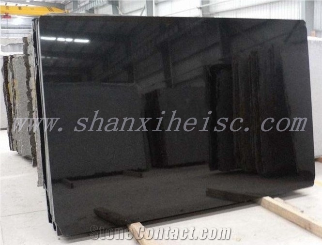 Shanxi Black Granite Kitchen Countertops,One Of the Most Famous Black Granites in the World