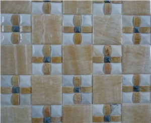 Onyx Masaic,Three Colours Intarsia 002
