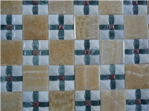 Onyx Masaic,Three Colours Intarsia