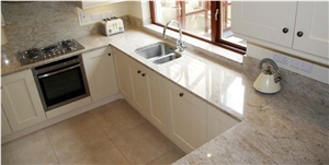 India Beige Colonial Cream Granite Kitchen Countertop India Beige Colonial Cream Granite Kitchen Countertop