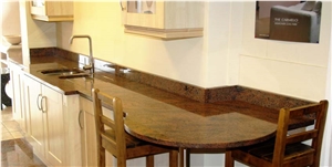 India Multicolor Red Granite Countertop