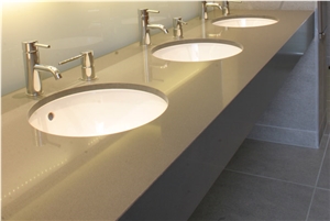 Quartz Stone Vanity Unite, Brown Quartz Stone Vanity Top