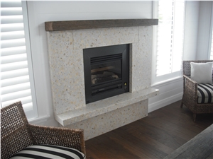 New Zeland Begie Cream Color Quartz Fireplace Hearths, Beige Fireplace Hearths New Zeland Begie Cream Color Quartz Fireplace Hearths, Beige Fireplace Hearths