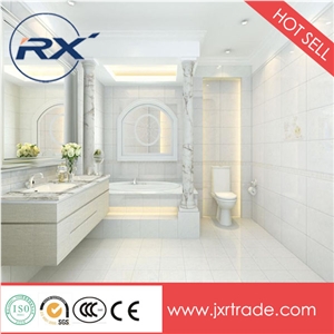 Crystal White Slabs for Bathroom, Crystal Glass Stone Bath Decor