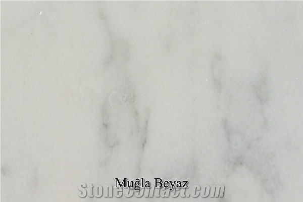 Mugla White Turkey, Mugla White Marble Block