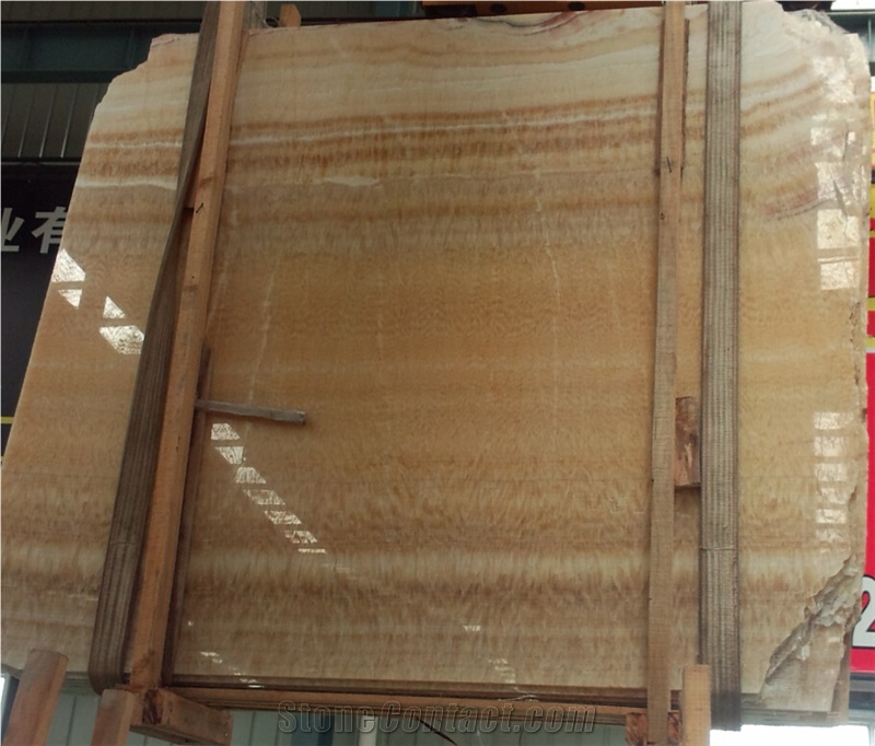 China Yellow Honey Onyx Big Slabs Surface Polished, Cut to Sizes for Flooring Tiles, Wall Cladding,Slab for Countertops,Vanity Tops