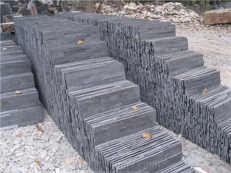 Black Cultured Stone,Slate Cultured Stone