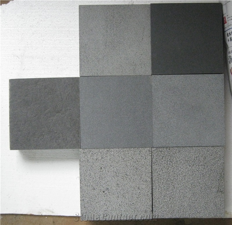 Black Lava Stone Slabs & Tiles, China Black Basalt