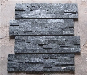 Black Quartzite Cultured Stone Ledge