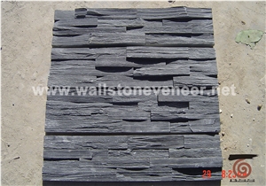 Black Slate Culture Wall Stone
