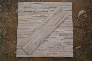 Cultured Stone Wall Panel, White Slate Cultured Stone