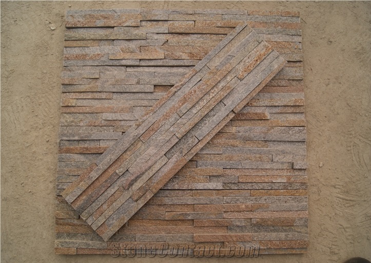 Cultured Stone Wall Panel, White Slate Cultured Stone