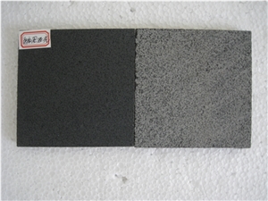 Honed Black Lava Stone Panel, Black Basalt Building & Walling Slabs & Tiles
