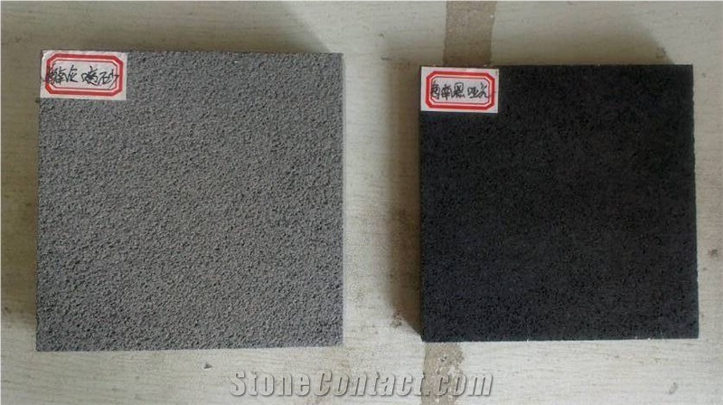 Honed Black Lava Stone Panel, Black Basalt Building & Walling Slabs & Tiles