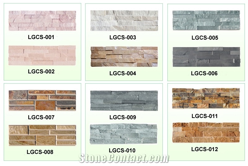 Loose Stone Slate Wall Stone,Wall Cladding Stone,Brown Slate Cultured Stone