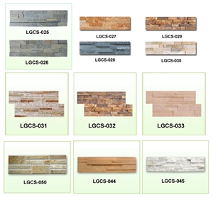 Loose Stone Slate Wall Stone,Wall Cladding Stone,Brown Slate Cultured Stone