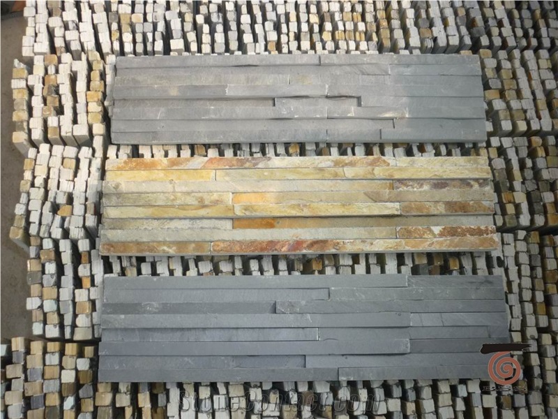 Manufactured Grey Culture Stone Veneer, Grey Slate Veneers