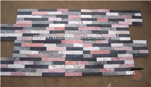 Pink Black White Culture Stone Wall Stone