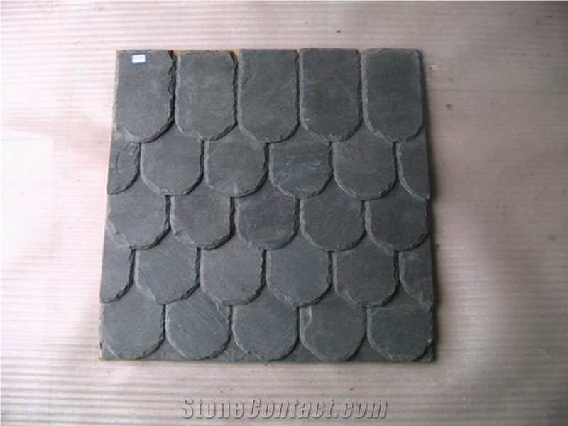 Roof Slate Germany Pattern, Grey Slate Roof Tiles