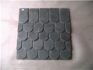 Roof Slate Germany Pattern, Grey Slate Roof Tiles