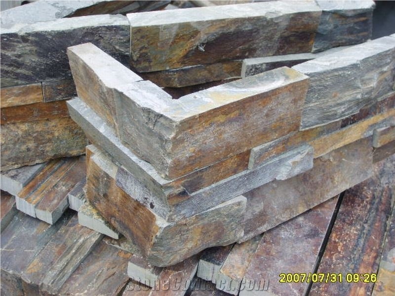 Rusty Corner Stone, Wall Stone, Culture Stone