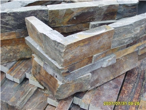 Rusty Corner Stone, Wall Stone, Culture Stone