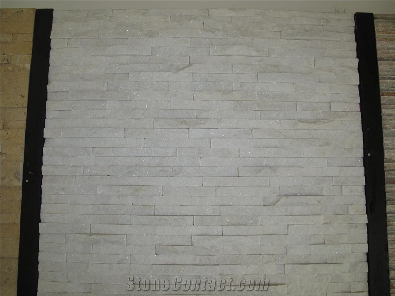 White Quartzite Culture Stone Wall Stone
