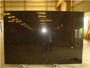 Black Galaxy Granite Slabs & Tiles