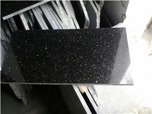 Black Galaxy Granite Slabs & Tiles