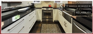 Premium Black Granite Kitchen Countertop