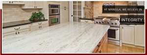 Silver Moon Granite Countertop, Island Top