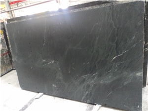 Marine Honned Black Marble Kitchen Countertops