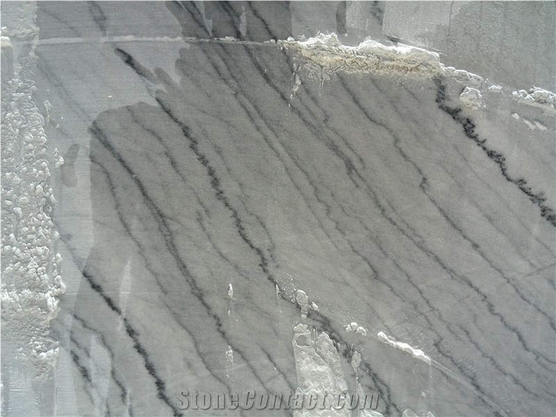 Crystal Grey Marble Iran Grey Marble Block