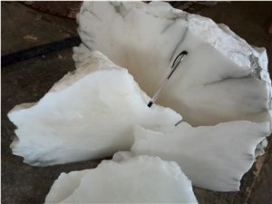 Iran White Alabaster Block