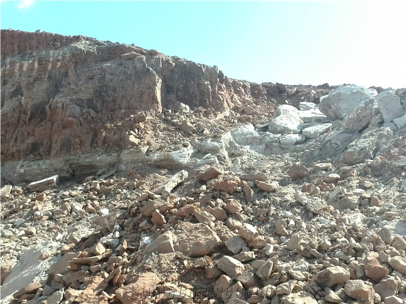 Iran White Alabaster Block