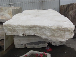Iran White Onyx Block