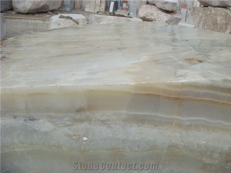 Light Green Onyx Block