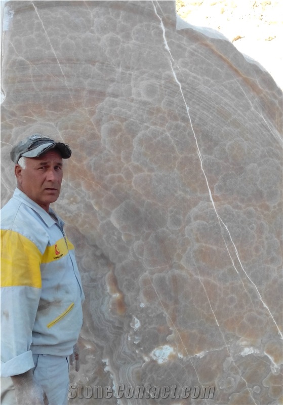 Orange Onyx Block, Iran Yellow Onyx
